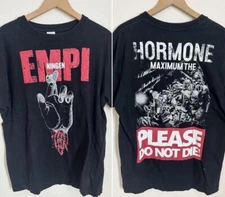 Maximum The Hormone band 2017 Ningen Empi 2 sided Black T shirt NH19021