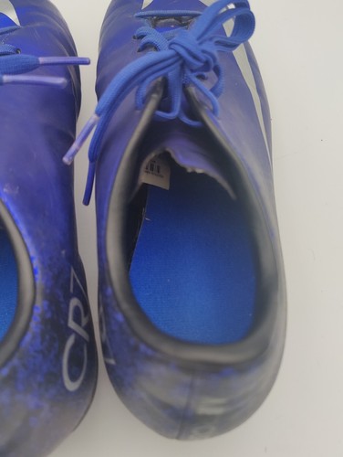USED Nike Mercurial Vapor X CR7 Dark Blue Football Cleats Size 6Y - Hard to Find - Picture 7 of 12