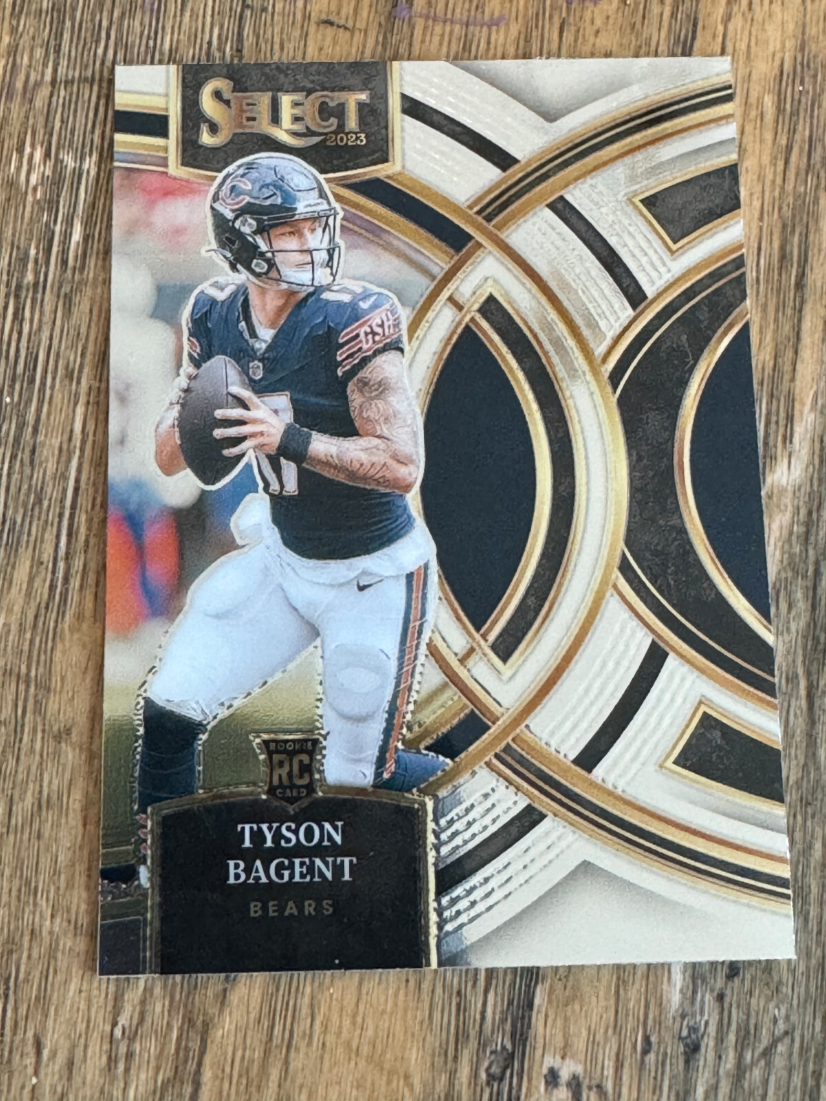 2023 Panini Select Tyson Bagent Premier Level RC 2 #123 Bears