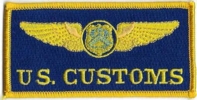 ZOLL - US Customs Patch Abzeichen (Schwinge) Douanes Aduanas ZFA ZUZ FSZ USA