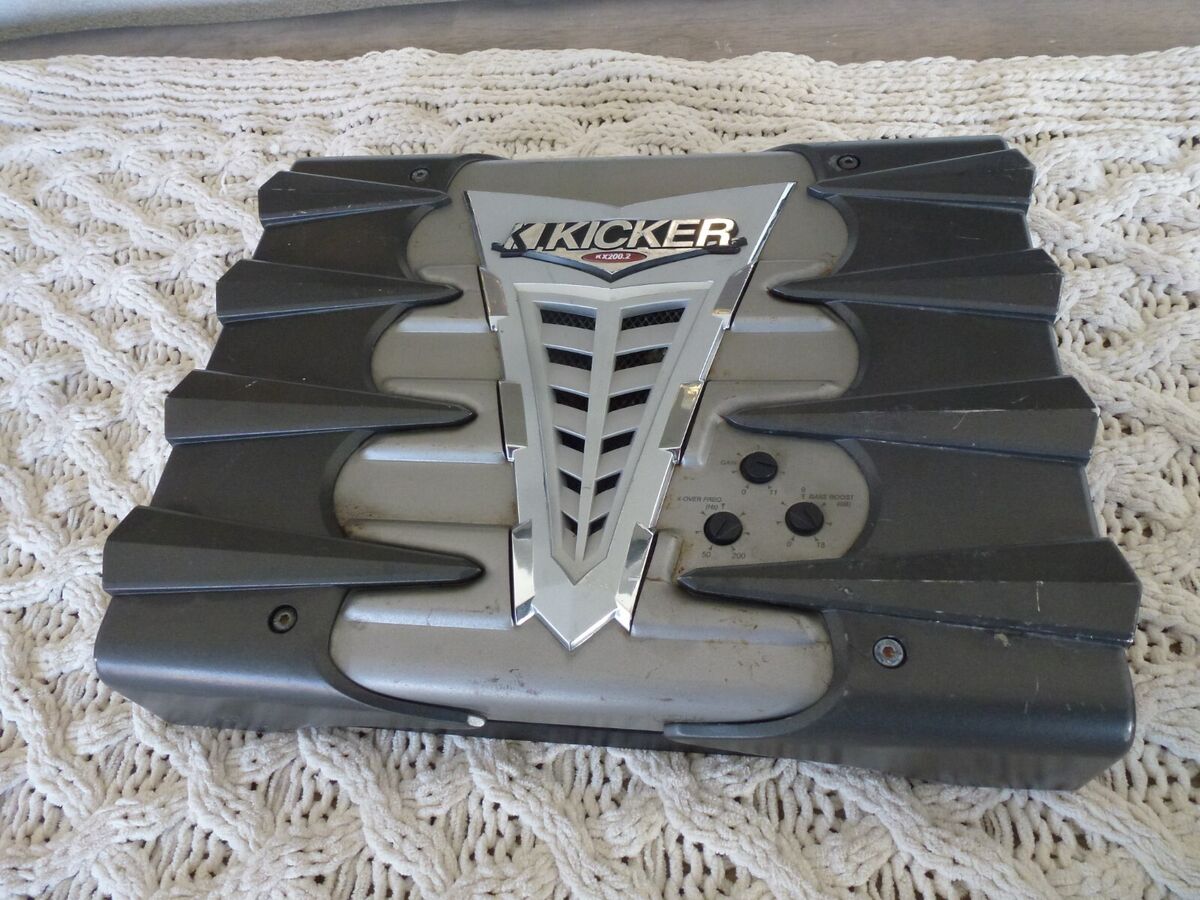Kicker KX200.2 Old School 2 Channel Stereo Amp Nice! | eBay Kicker KX200.2 Old School 2 Channel Stereo Amp Nice! | eBay
