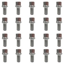 20 Felgen Radschrauben Bolzen Kugelbund M12x1,5 35mm für Audi Mercedes-Benz Smar