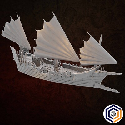 Corsair Ship - Conquest Creations - Pathfinder & Herr der Ringe & Tabletop