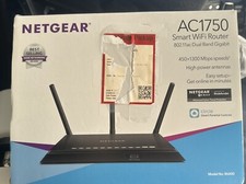 Netgear AC1750 Smart WiFi Router R6400 BUNDLE W/ POWER ADAPTER