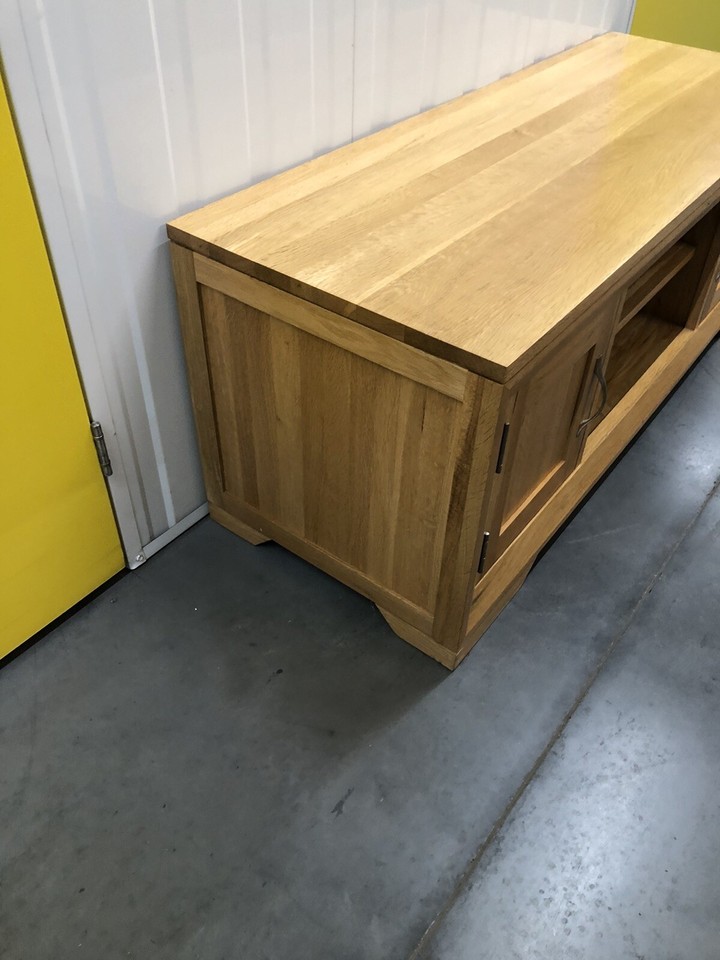 Oak Furniture Land Bevel Tv Unit Delivery Available 🚚 eBay