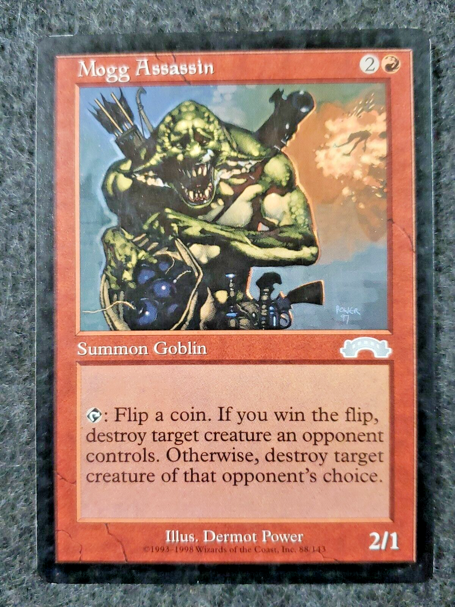MTG Mogg Assassin Exodus Magic the Gathering NM NEVER PLAYED