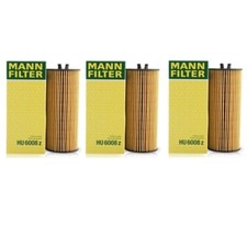 Set of 3 Engine Oil Filters OEM Mann For Mercedes W205 C117 X218 C207 W463 R231