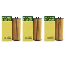 Set of 3 Engine Oil Filters OEM Mann For Mercedes W205 C117 X218 C207 W463 R231