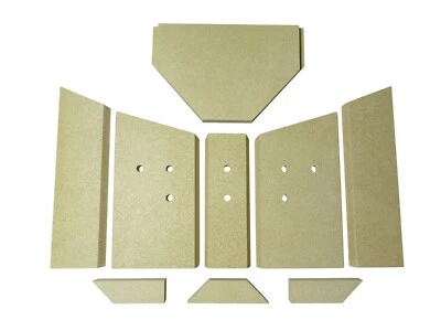 OFENTECHNIK FISCHER Malta Samba Wien Fireplace Brennraum Feuerraumauskleidung Ersatzteil Vermiculite