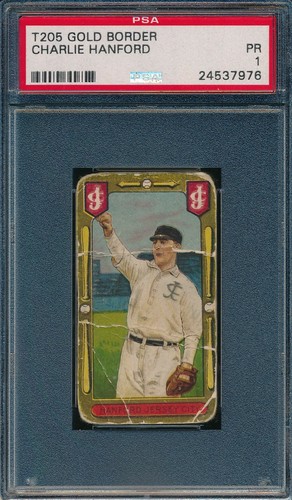 1911 T205 Charlie Hanford Hassan PSA 1 *OBGcards*