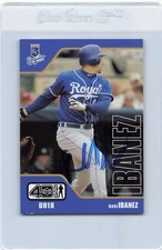2002 UD 40 Man #304 Raul Ibanez Royals Signed Auto *K4058
