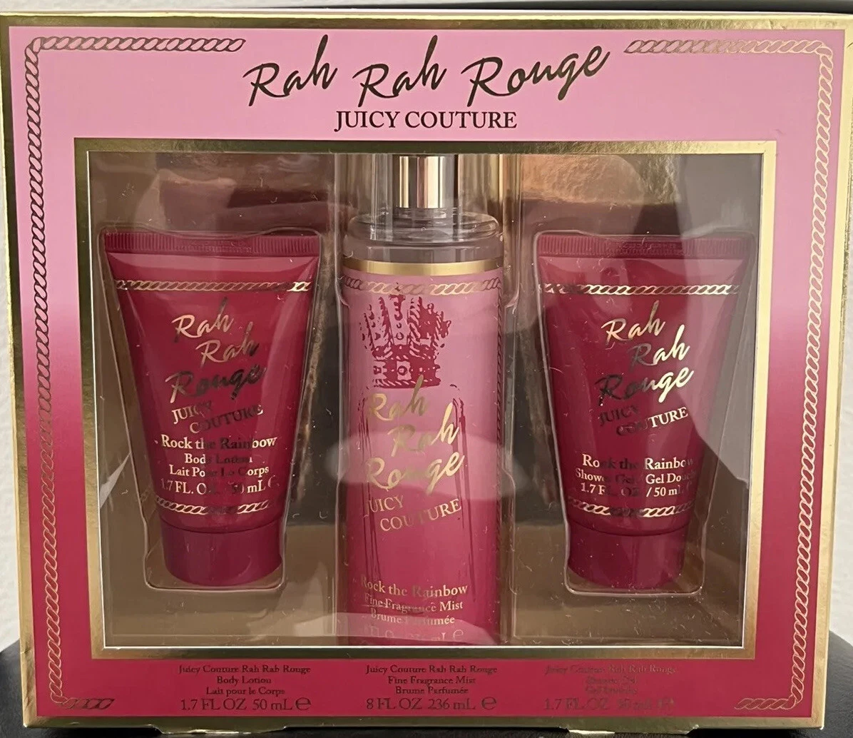 Juicy Couture Rock the Rainbow Rah Rouge Perfume Mist Body Lotion