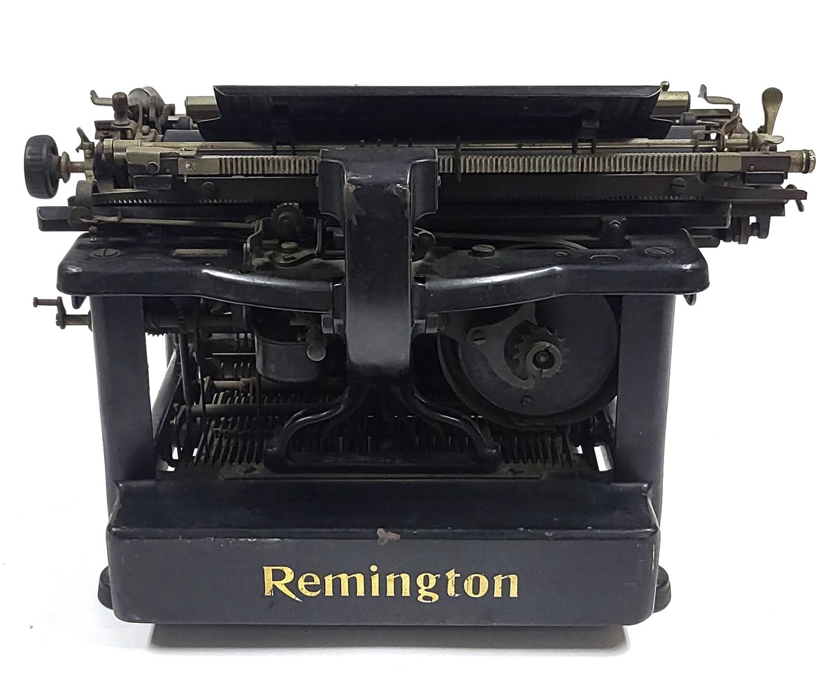 Antique 1917 Remington Standard No 10 Typewriter Black Keys