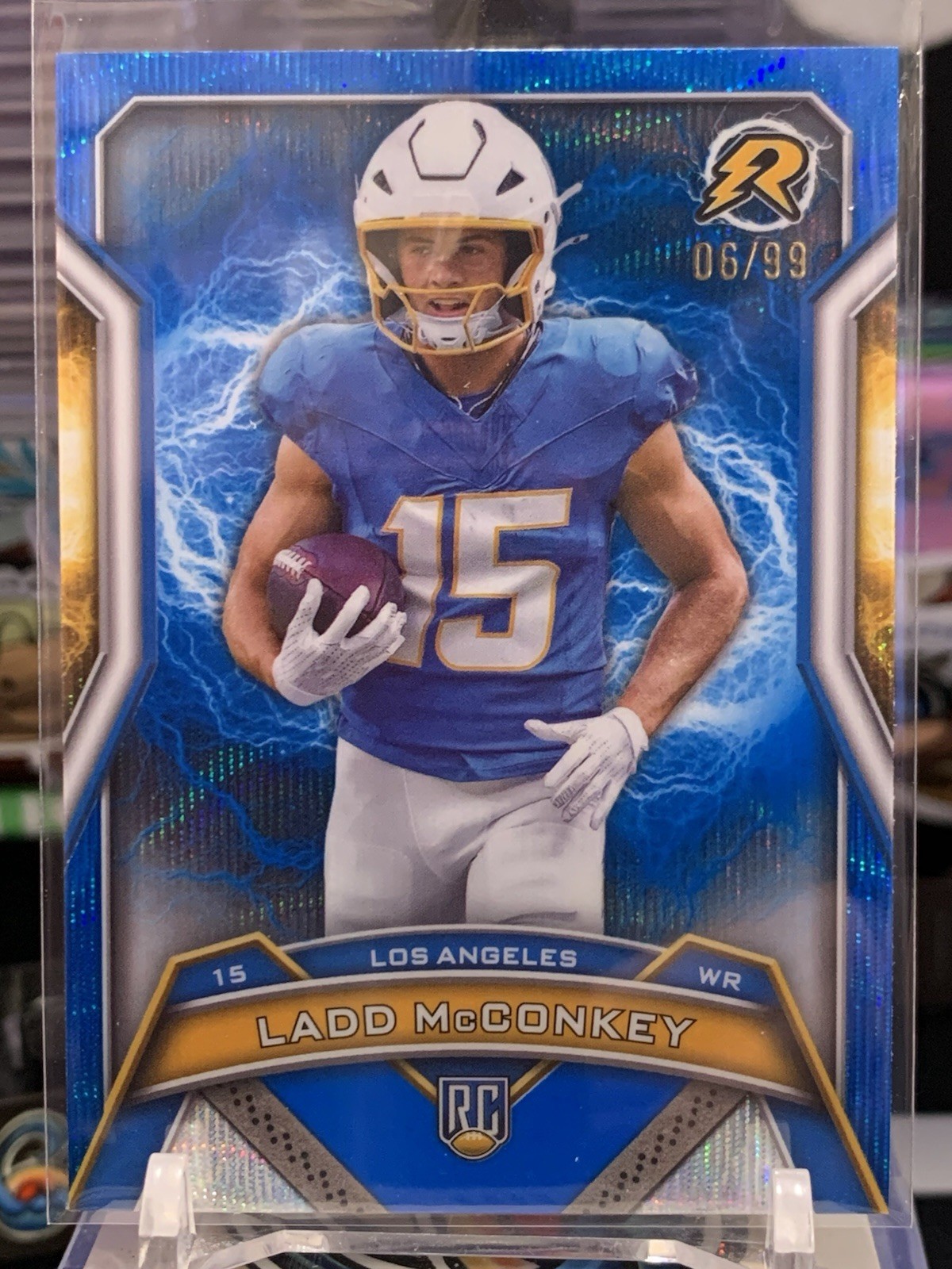 2024 Topps Resurgence Ladd McConkey RC Blue  Surge /99 LA Chargers #154 TZ