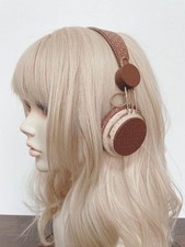 CLOUD Hello Kitty Brown Wired Headphones Limited Edition Unused