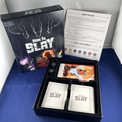 Here To Slay Base Set Role Play Card Game Unstable Unicorns Complete RPG Used