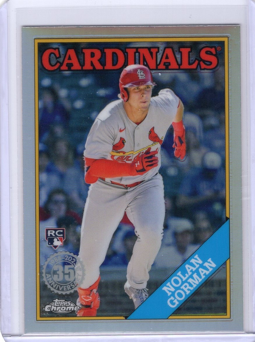 2023 Topps Chrome - 1988 Topps Baseball Nolan Gorman #88BC-18 (RC)