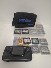 Recapped Sega Game Gear Console Bundle With 10 Games And Sega Carry Bag Working