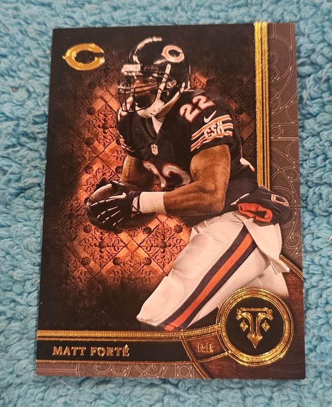 L) 2015 Topps Triple Threads NFL Matt Forte Chicago Bears NO32