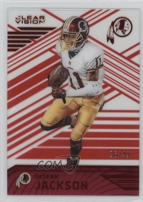 2016 Panini Clear Vision Red 26/49 DeSean Jackson (Washington Redskins) #70 1p5