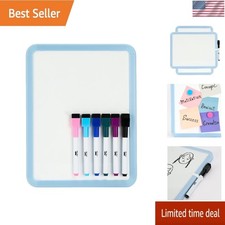 Portable 8.5" x 11" Dry Erase Magnetic Whiteboard Perfect for Home School