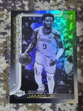 Bronny Jones Jr 2025 Topps Blackout Refractor #152