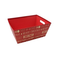 Christmas Hamper Gift Box Small 27cm x 20cm Merry Christmas