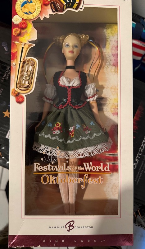 Barbie Collector Festivals Of The World 2006 Oktoberfest Doll J0929 Pink Label