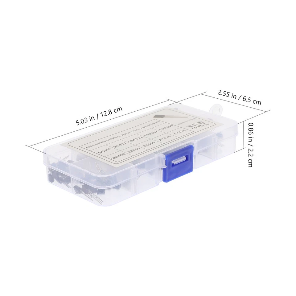 200pcs Transistor Triode Transistors Sortiment Kit Allzwecke Transistor S8050 - Bild 2 von 4