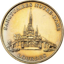 [#1504465] France, Token, Lourdes - Sanctuaires Notre Dame, 2010, Copper-nickel 