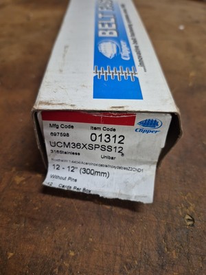 Flexco UCM36XSPSS12 Belt Fasteners/Lacing without pins CLIPPER 