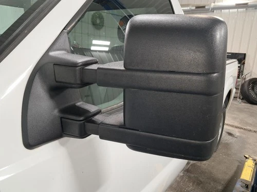 Used Left Door Mirror fits: 2016 Ford F250SD PICKUP Manual dual arms telescopic