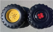 Genuine Peg Perego JD Gator Rear Wheels  with hubcaps Set of 2  (Old Style)