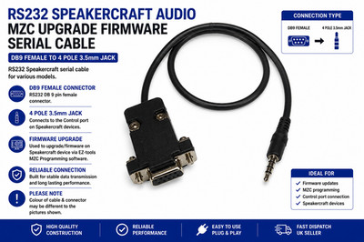 SPEAKERCRAFT MZC UPGRADE FIRMWARE SOFTWARE SERIELLES KABEL