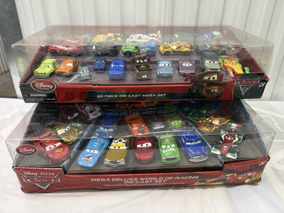 DISNEY PIXAR CARS MEGA 20 CAR SET DISNEY STORE EXCLUSIVE & WORLD