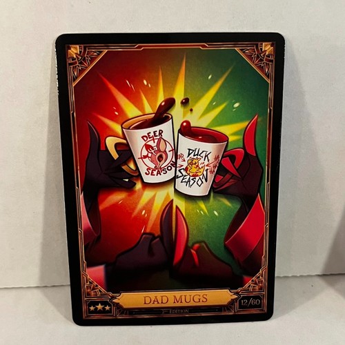Hazbin Hotel Season 2 Dad Mugs 12/60 2nd Edition Trading Card Non Foil