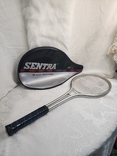 Vintage Spalding No.52-295 aluminum tennis racquet, 4 1/4, original leather grip