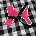 Simply Dog Pink Adjustable Dog Harness with Reflective Patch, Small, USED — photo 2