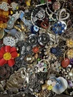 Vintage to Now Costume Fashion Jewelry Repurpose Repair Scrap Craft Lot 25 LBS