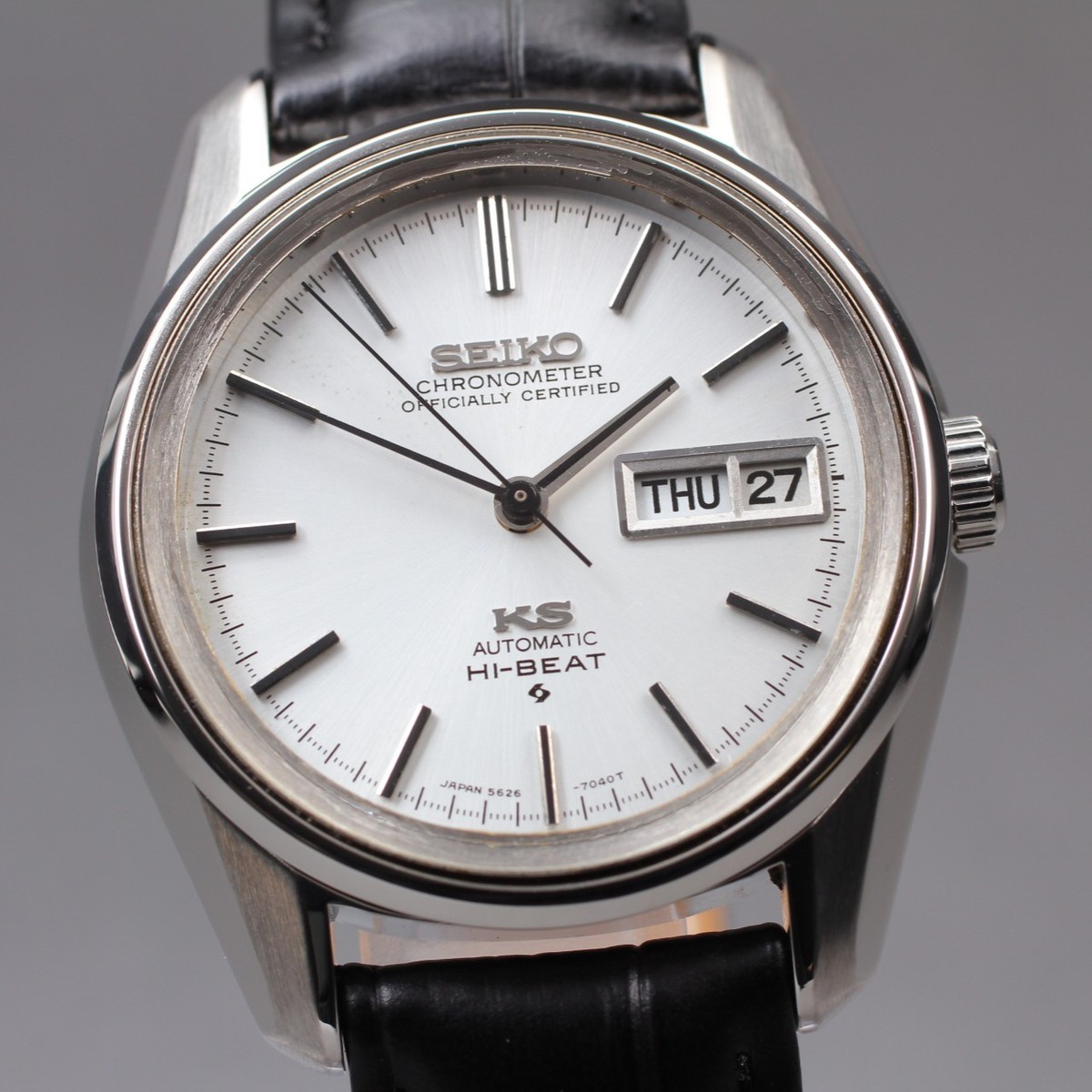 OH済み　SEIKO KS KingSeiko AT 5626-7041腕時計 1974 [Near MINT] KING SEIKO 5626-7041 Day/Date Automatic Men