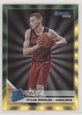 2019-20 Panini Donruss Rated Rookie Holo Green & Yellow Laser Dylan Windler 4f5
