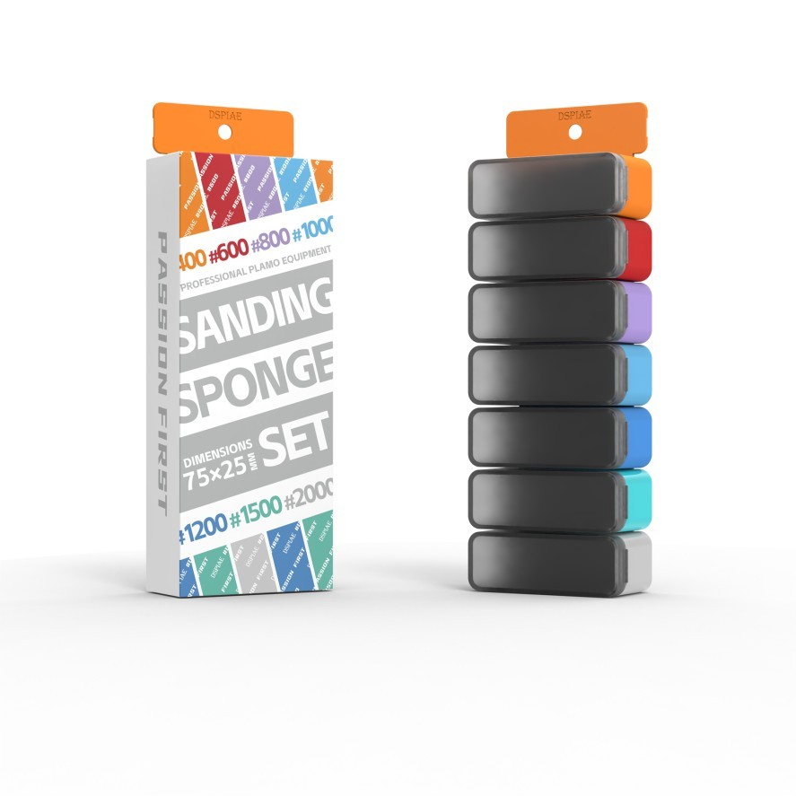 DSPIAE: Vigorous Sponge Sandpaper Set - XSS-S01 - Sanding
