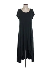 H By Halston Women Black Casual Dress S Petites