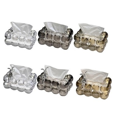 Multipurpose Tissue Paper Case Storage Solution For Small Items Organization