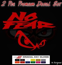 No Fear Logo Text Car Truck Window Wall Laptop Gift Vinyl Decal Sticker.