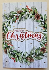 Merry Christmas Greeting Card (+ Envelope 6,75×4,5")