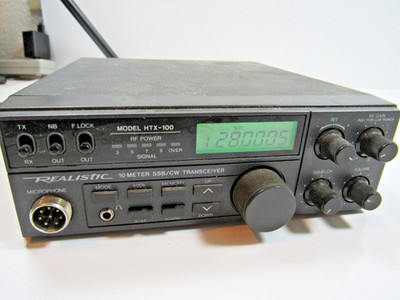 RadioShack HTX-100 10M Realistic Transceiver Working Condition ( No Mic )