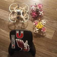 Flysky Turnigy Evolution and 2 Brushed Whoops and a Babyhawk With Flysky Rx
