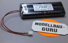 Senderakku für Hitec 2550 mAh Pro 7,2Volt Aurora 9X Panasonic Eneloop Akku Guru