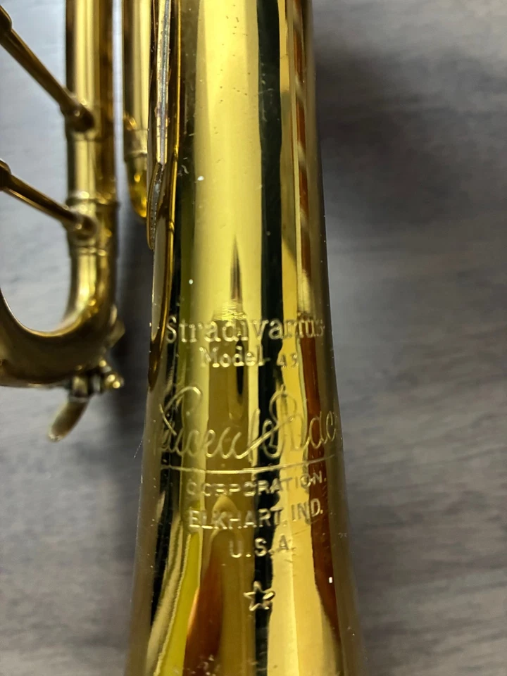 Труба Bach Stradivarius модель 43 начало 1980-х с мягким чехлом Manny's Music NYC - Изображение 2 из 4